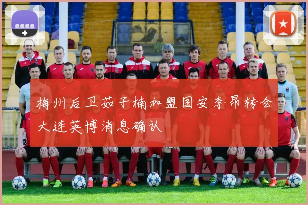 梅州后卫茹子楠加盟国安李昂转会大连英博消息确认